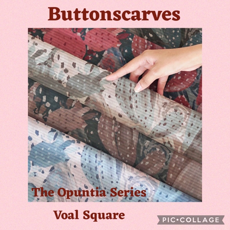 Ready ~ Buttonscarves The Opuntia Series