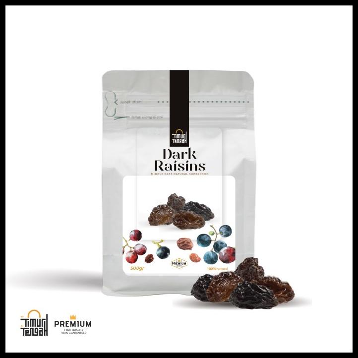 

Kismis Hitam Dark Raisins Timur Tengah Premium High Quality