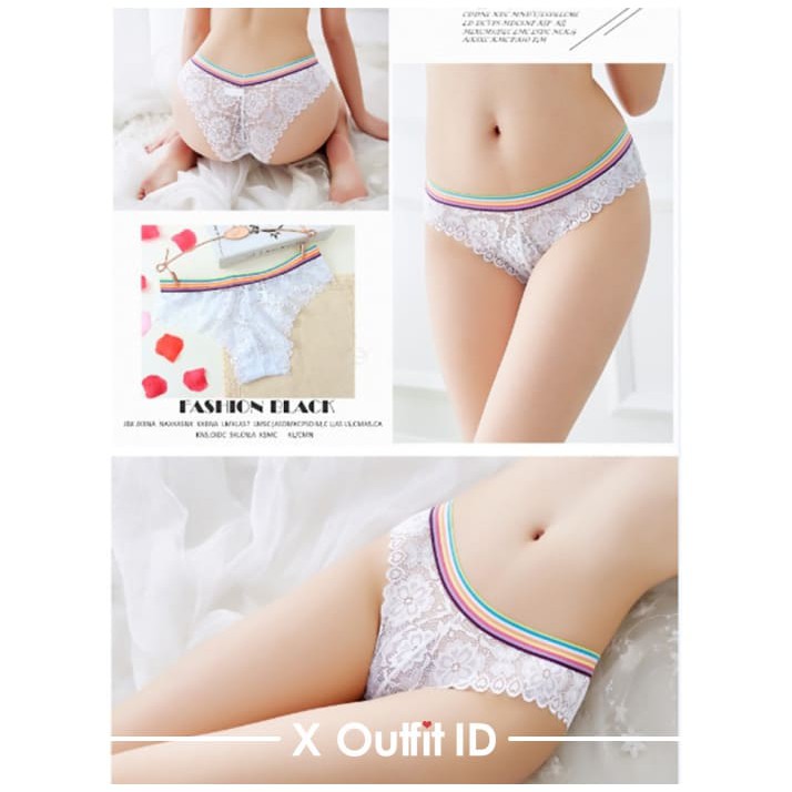 X422 CD RENDA THONG CELANA DALAM WANITA SEKSI SUIT