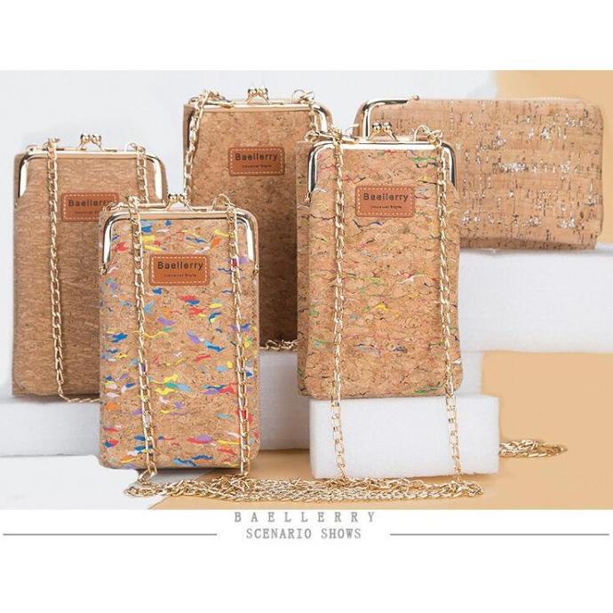 WB116 Tas Selempang Cewek Dompet Wanita Multifungsi Baellerry Original