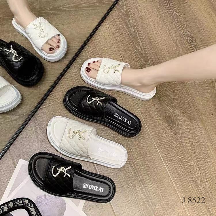 FASHION  WANITA SANDAL FLAT FLIP FLOP CHEPA 8522 (RESTOCK)