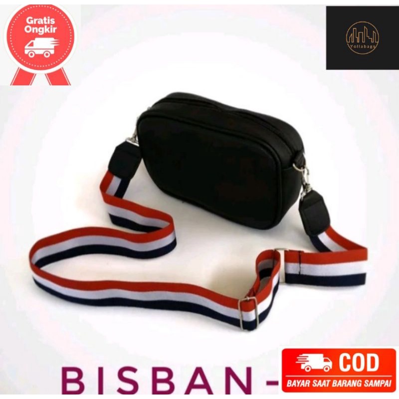 Yollabags Bisban Sling Bag Cewek Original Mini Size Tas Selempang Kecil Wanita Import Crossbody Bag 