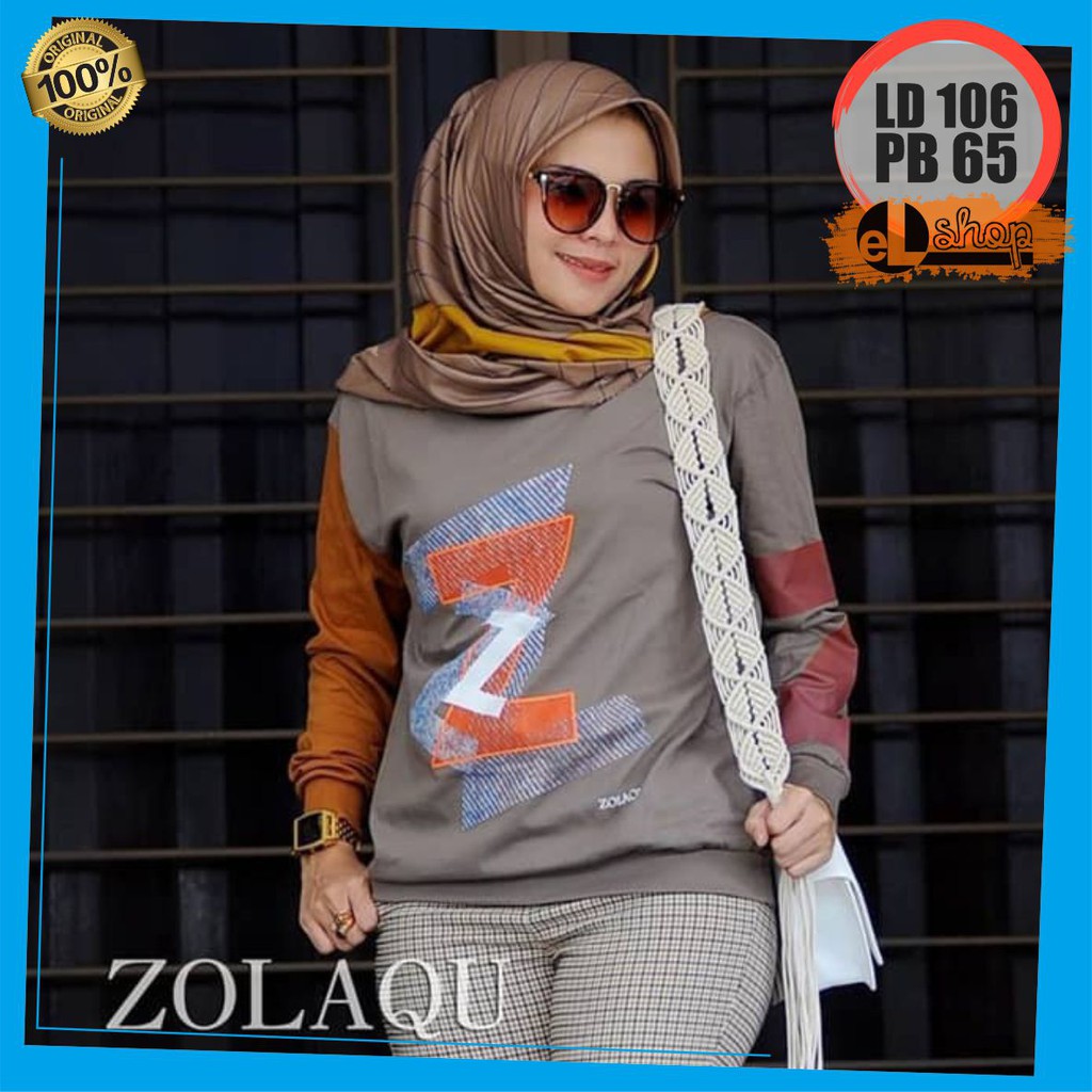  KAOS  ZOLAQU  ORIGINAL 100 TERBARU 2021 ORI LENGAN PANJANG 