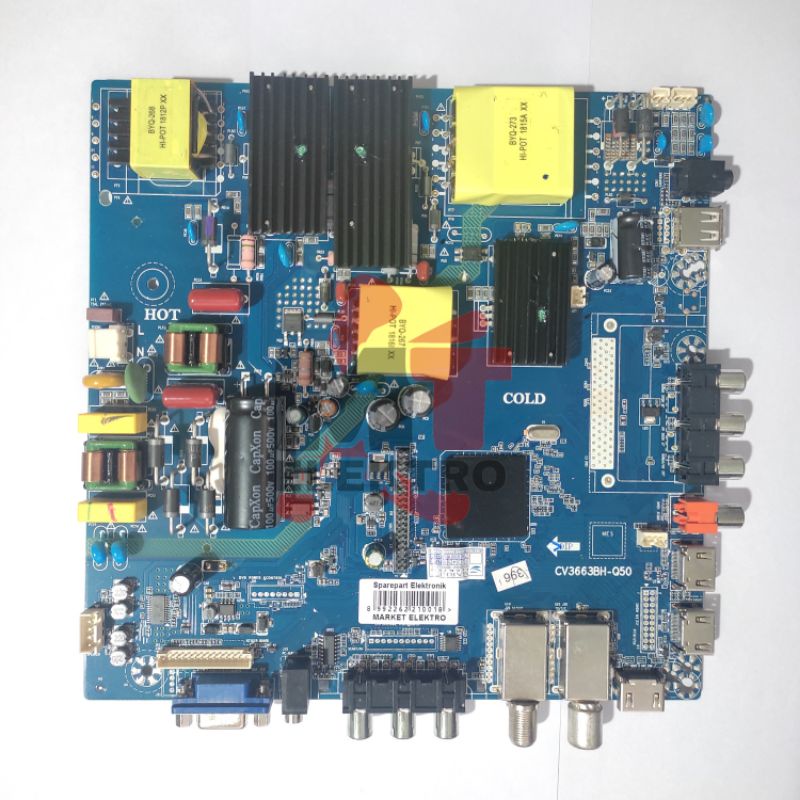 MB MAINBOARD SINGLE ORIGINAL POLYTRON PLD40TS153 PLD40S153 PLD40TS156