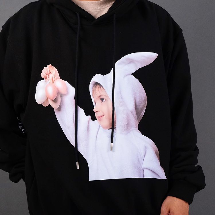 ADLV Rabbit Hoodie Black