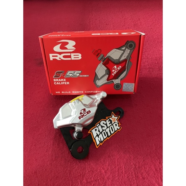 Kaliper Racing Boy RCB Satria Fu Belakang Silver S2