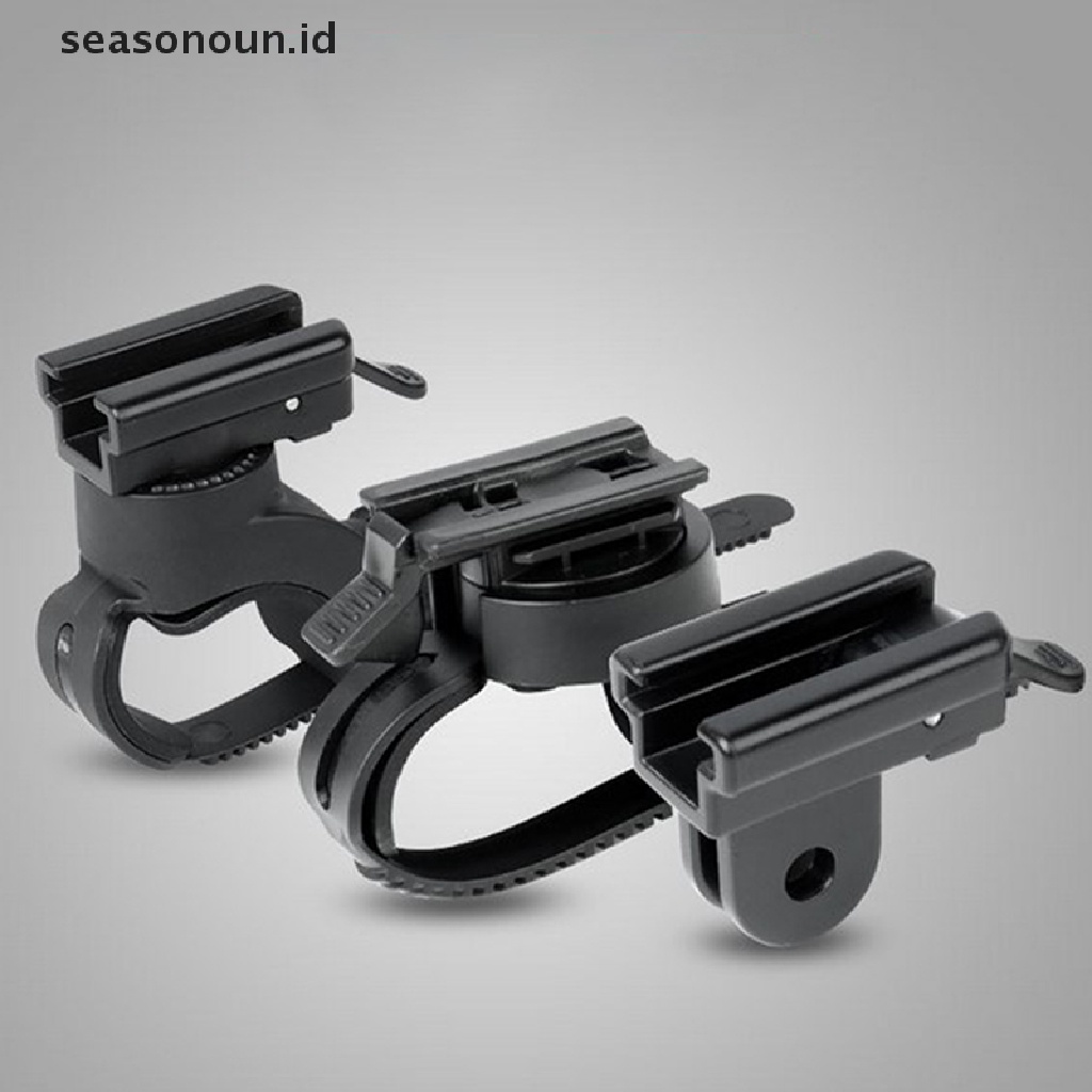 (seasonoun) Bracket Adapter Mount Holder Lampu Depan Sepeda