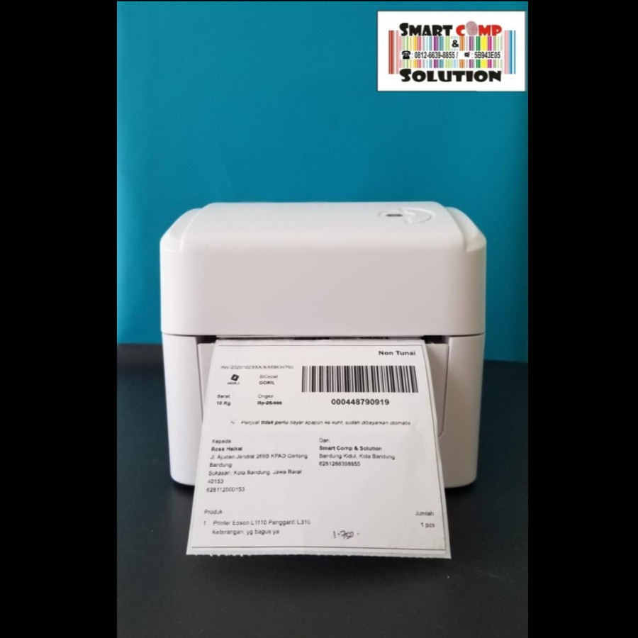 PRINTER BARCODE THERMAL - LABEL PRINTER XPRINTER XP-420B SIZE 110MM - A6