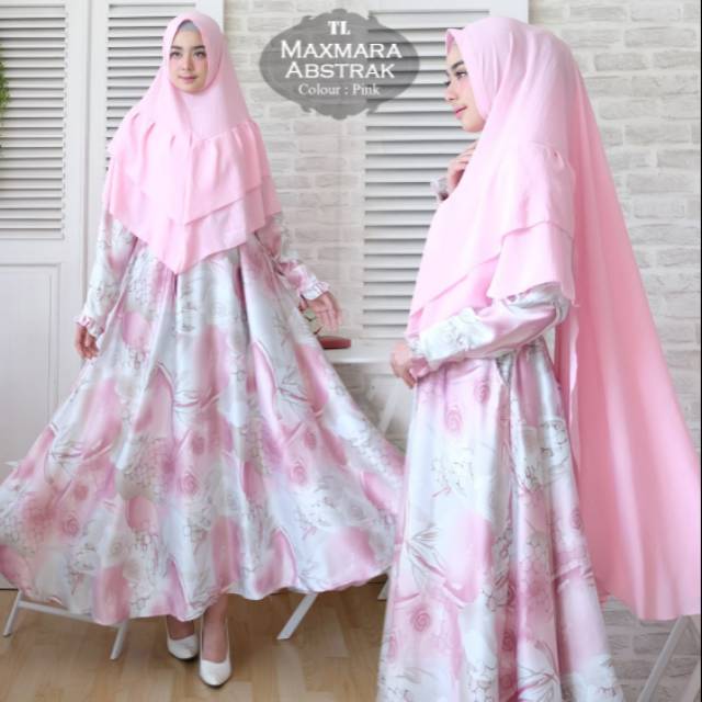 Baju Gamis Ukuran Jumbo Murah - Voal Motif