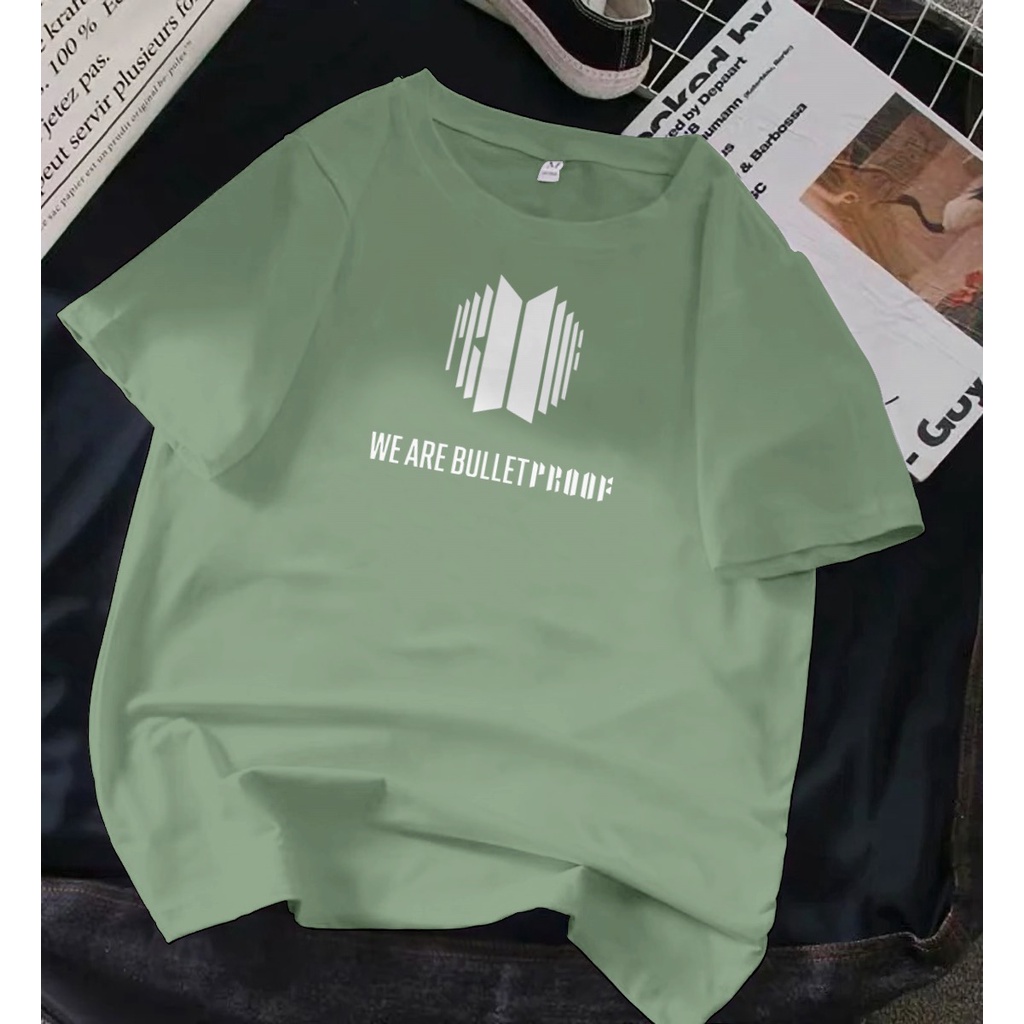 Pretty savage- Kaos Oversize Bangtan We are Bulletproof Logo