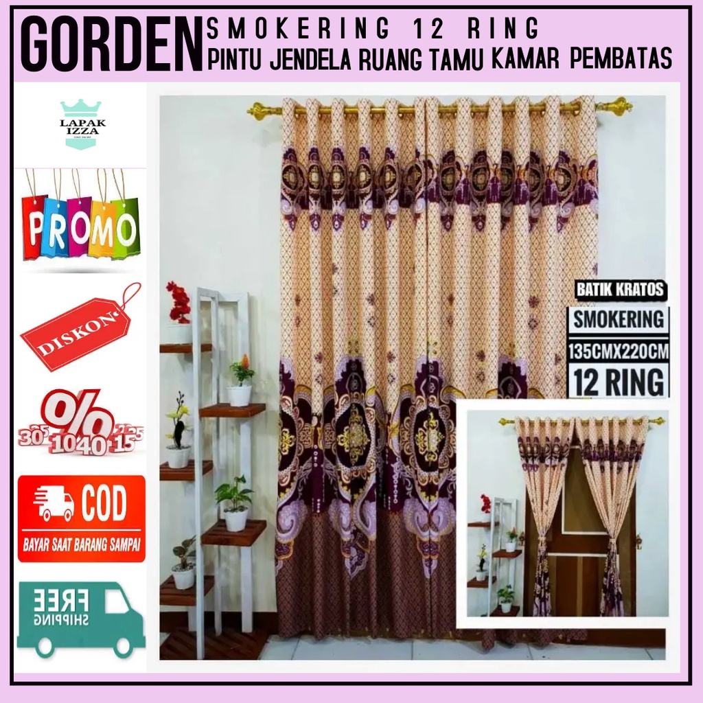 Gorden Jendela Minimalis Elegan Gorden Jendela Murah Ring 12 Gorden Kamar gorden ruang tamu dan gord