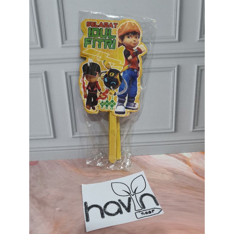 AMPLOP LEBARAN model KIPAS ukuran (8.5cm X 16.5cm)/ANGPAO IDUL FITRI KIPAS-Boboboi