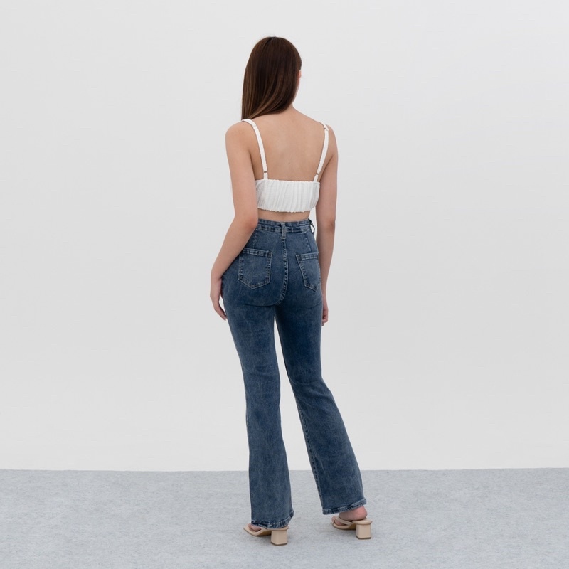 VIERLIN - Jeans 2507 - HIGHWAIST FLARE JEANS