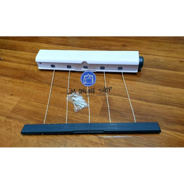 JEMURAN BAJU 4,2 M / TALI MEMILIKI 5 TALI ORIGINAL RETRACTABLE INDOOR OUTDOOR PRAKTIS
