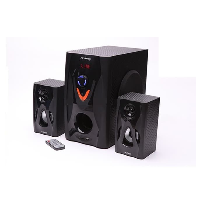 Speaker Multimedia 2.1 Advance M8200FM RMS 80W Xtra Power Sound