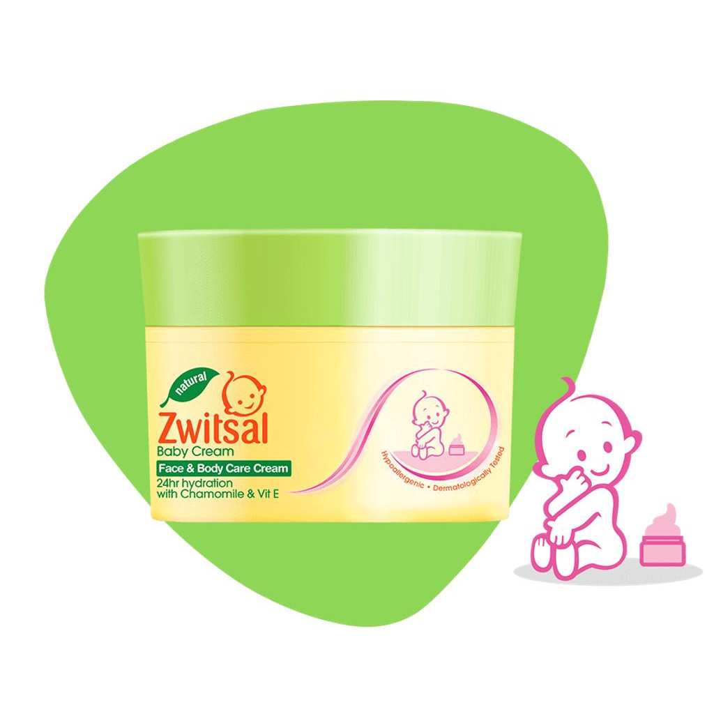 Zwitsal Baby Face &amp; Body Care Cream 50Gr - Krim Bayi