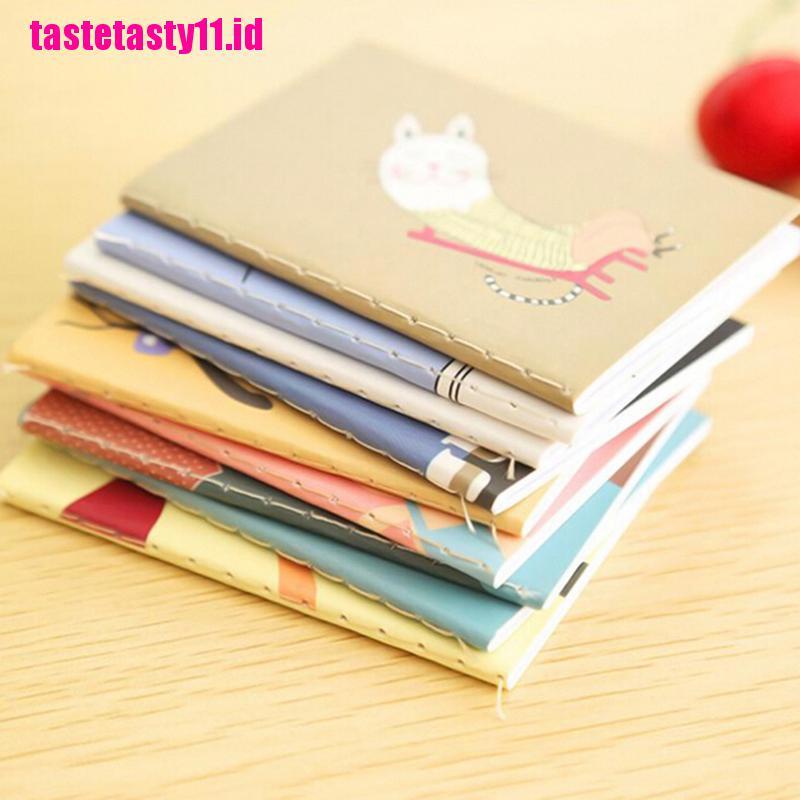 1 Pc Buku Catatan / Diary / Jurnal Mini Motif Kartun Lucu