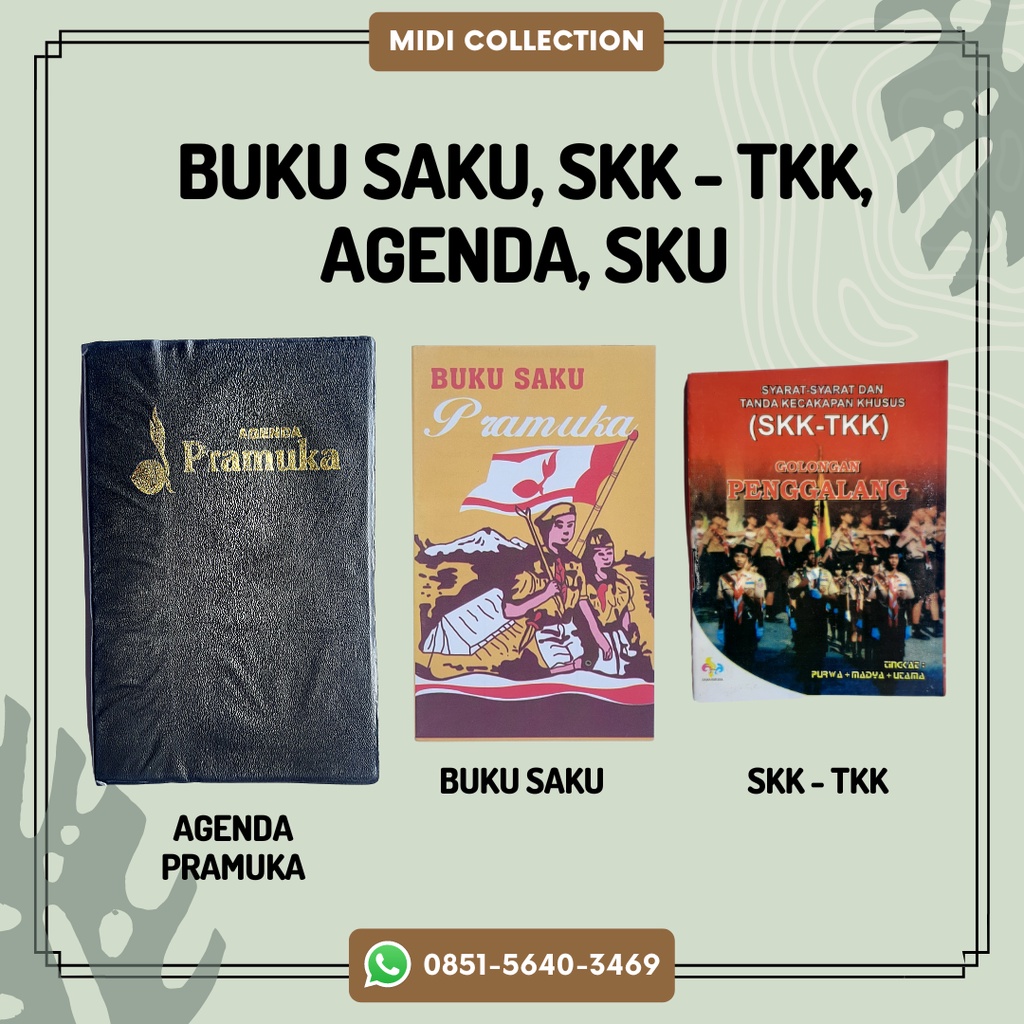 Jual BUKU SAKU, SKU, SKK-TKK, AGENDA PRAMUKA | Shopee Indonesia