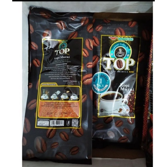 

Top kopi murni 158 gram/Top kopi Toraja 158 gram/Top kopi