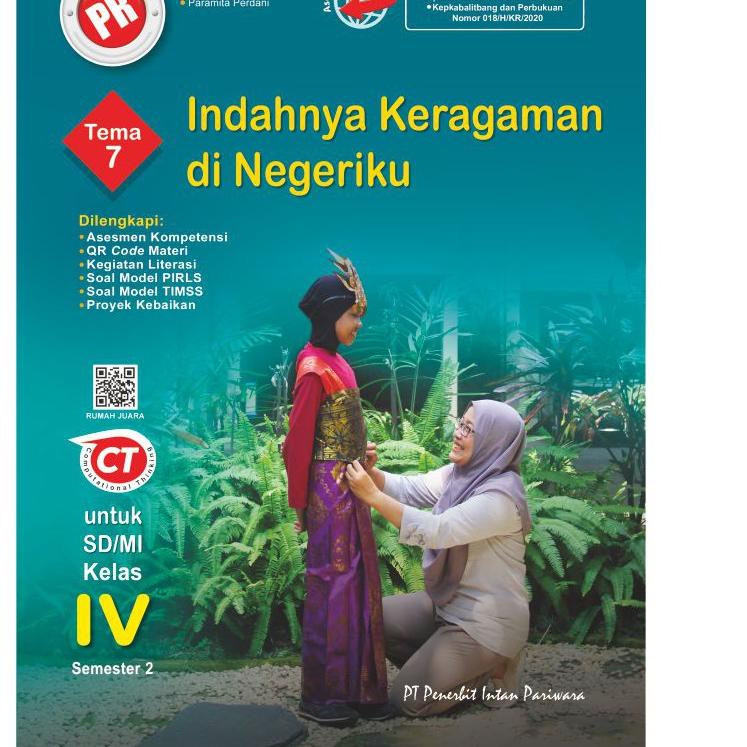 Buku PR Pegangan Guru SD Kelas 4 5 6 Tema 6 7 8 9 Semester 2 Intan Pariwara