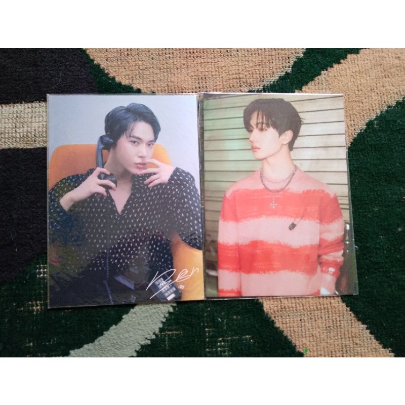 POSTCARD OFFICIAL DOYOUNG NCT127 (NATURE REPUBLIC) AND JISUNG NCT DREAM (DREAMING)