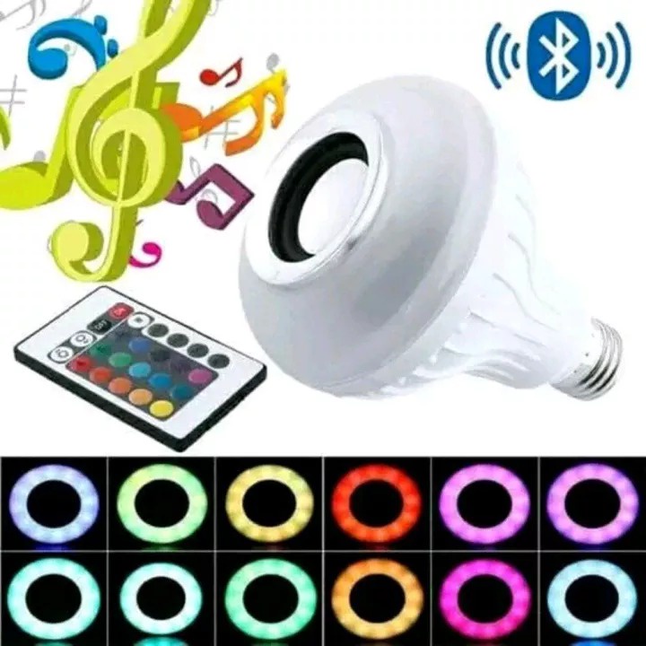 Speker Music Lampu Bluetooth Warna Warni Mitsuyama MS 0707 Dan Remote - Warna Lampu Bisa Di Atur