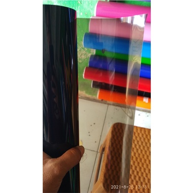 skotlet transparan hitam glossy