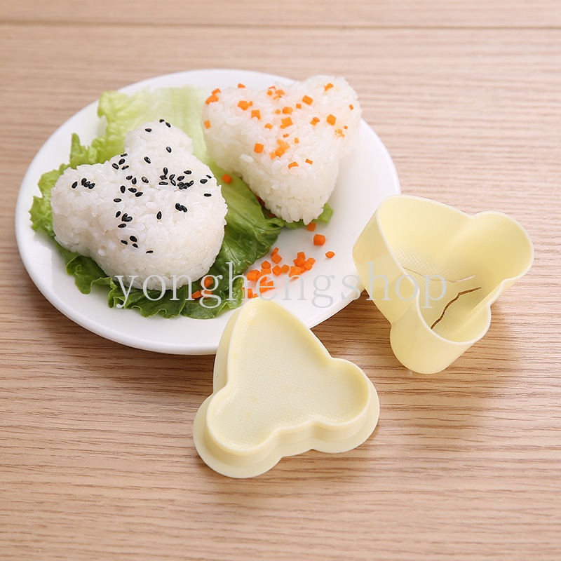 Cetakan Sushi / Onigiri / Bento Bentuk Kartun Peppa Pig DIY