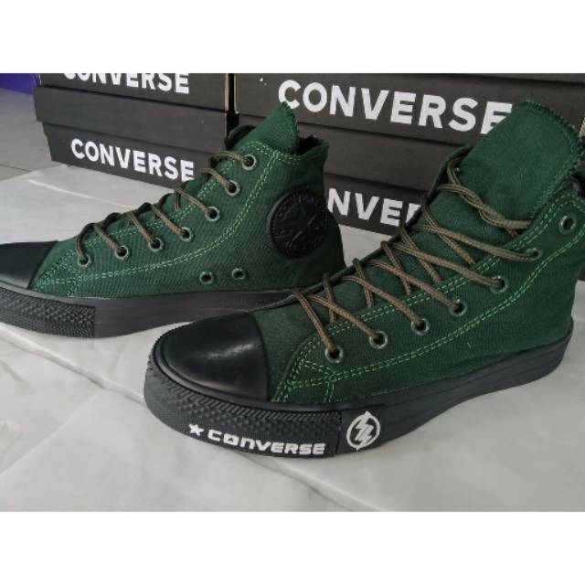 SEPATU CASUAL HIGH CONVERSE ALLSTAR 70S HIGHT FOXING BOOT/HIGHT ARMY