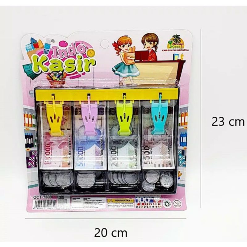MAINAN ANAK PEREMPUAN UANG MAINAN KASIR SET