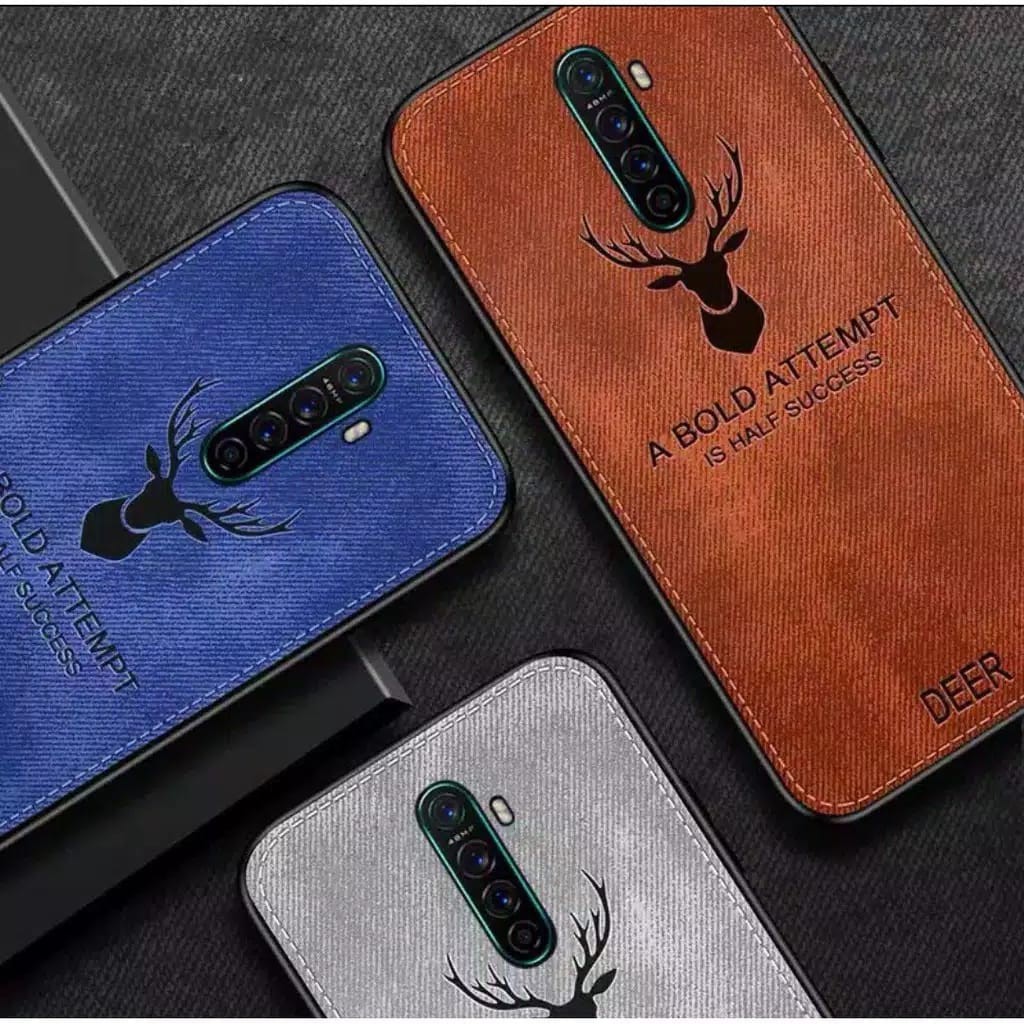 Case Oppo Reno 2F Softcase Deer High Quality Premium Casing Deer Bermotif Rusa Jens