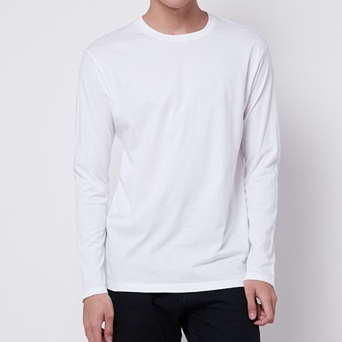 Download Kaos Polos Lengan Panjang Cotton Combed 30s Putih Yarn Spindle Eco Soft Shopee Indonesia