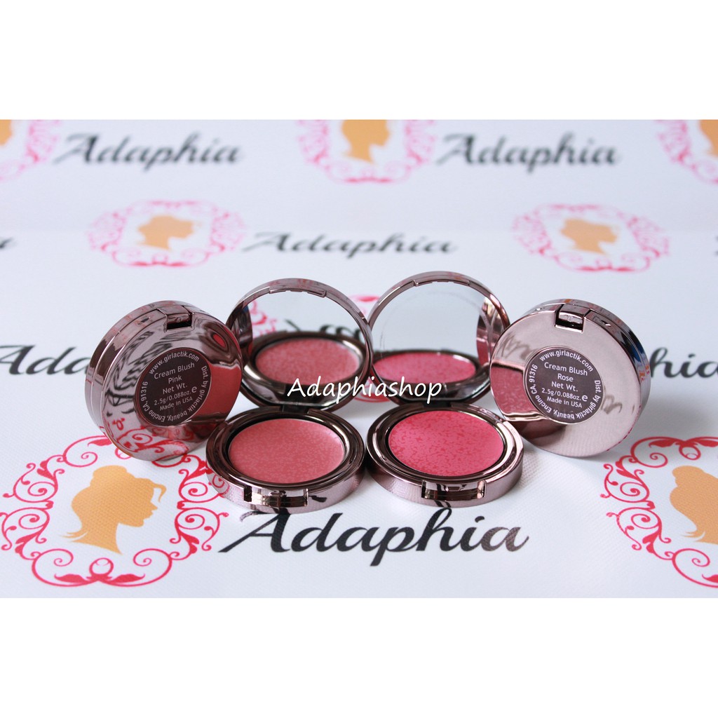 Girlactik Cream Blush On shade Pink Rose Coral