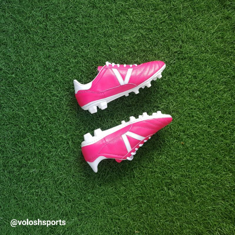 Sepatu Bola Volosh Zege Pink Putih