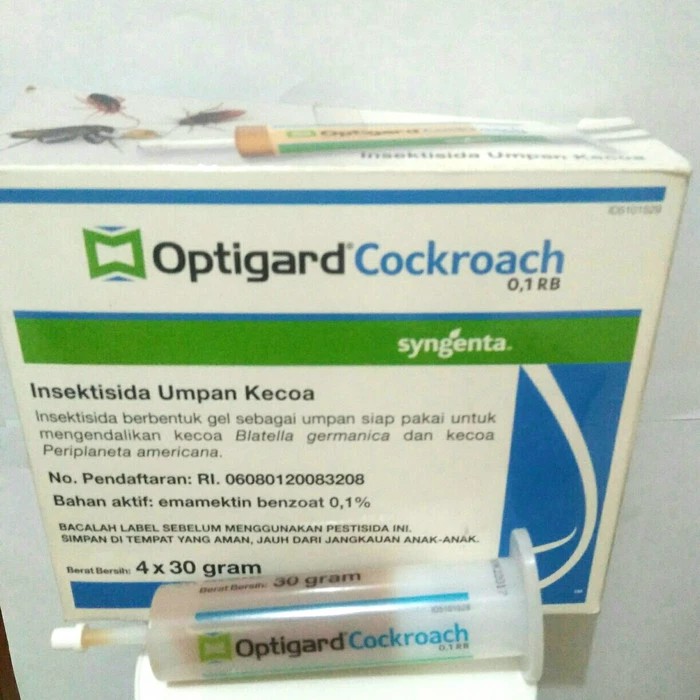 Optigard Cockroach Obat pembasmi kecoa berbentuk gel