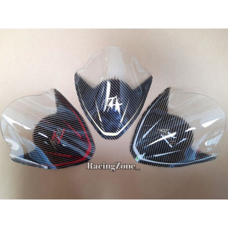 WINSHIELD VISOR CARBON VARIO 150 NEW VARIO 125 NEW MODEL JENONG