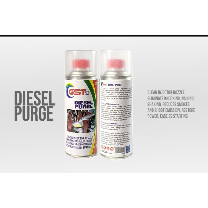 Diesel Purge GST52 Cleaner Pembersih Injector Nozzle Purging Diesel