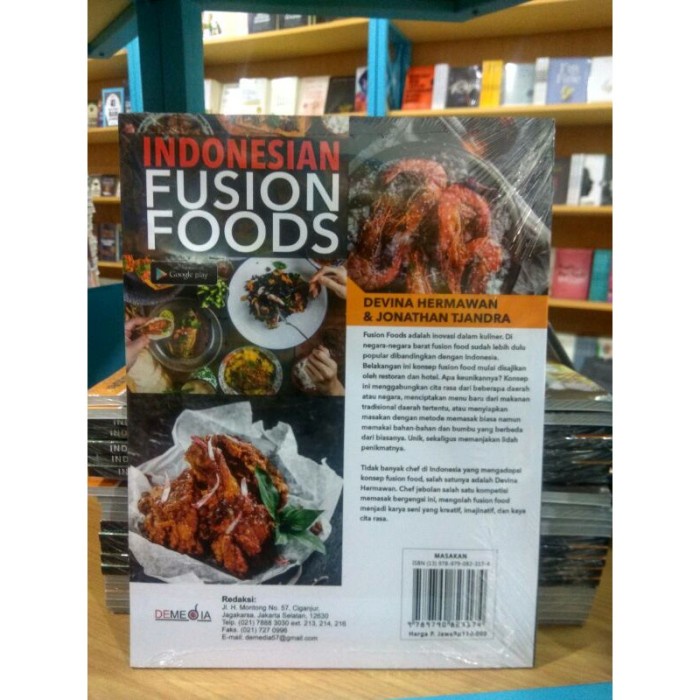 

FLASH SALE!!! READY STOCK INDONESIAN FUSION FOODS BUKU RESEP MASAKAN BY DEVINA & TERBARU
