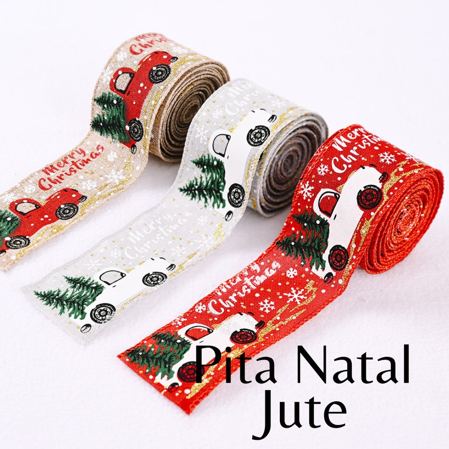 

Pita Natal Jute Truk Merry Xmas