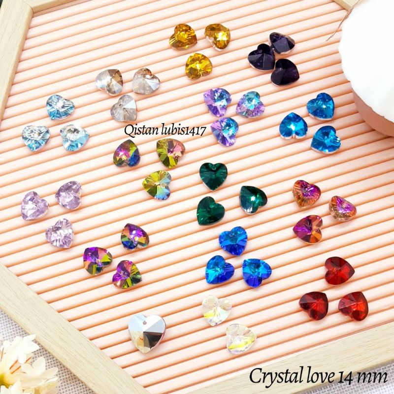 Crystal  14mm 12pcs