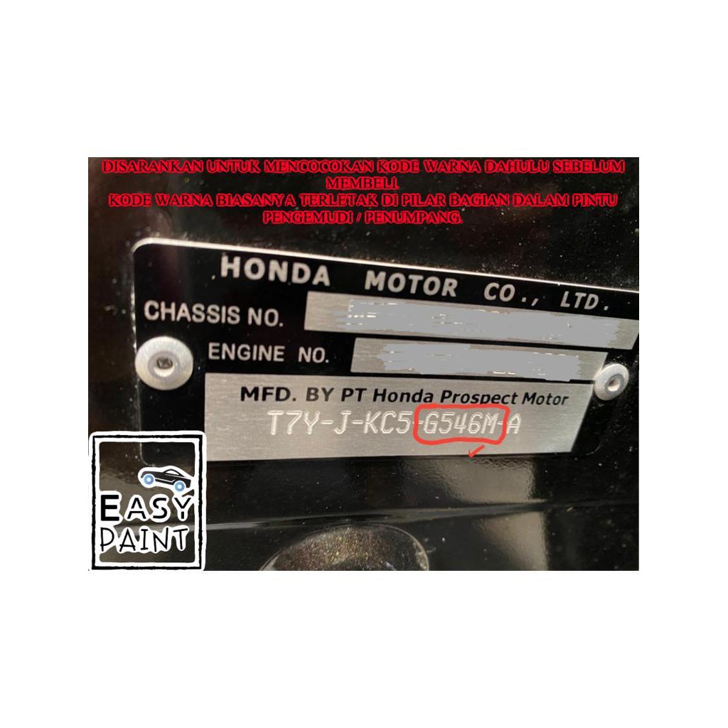 Cat Oles Dark Olive Metallic G546M Honda HRV CRV Coklat Metalik Penghilang Baret
