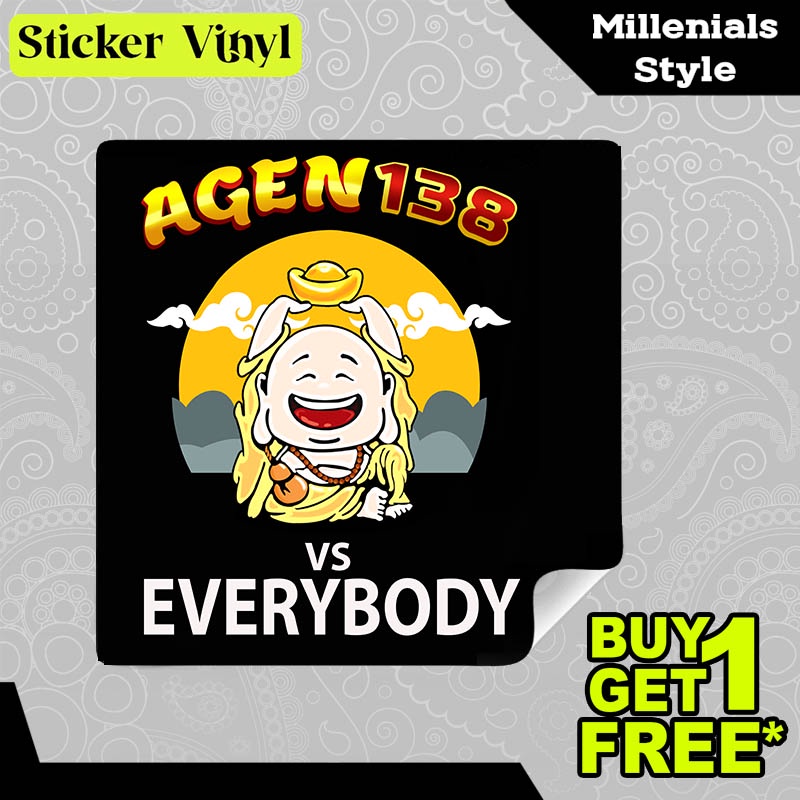 

Stiker Sticker AGEN 138 SLOT Everbody Pragmatic Play Game Slot Aesthetic Bahan Vinyl Satuan Anti Air