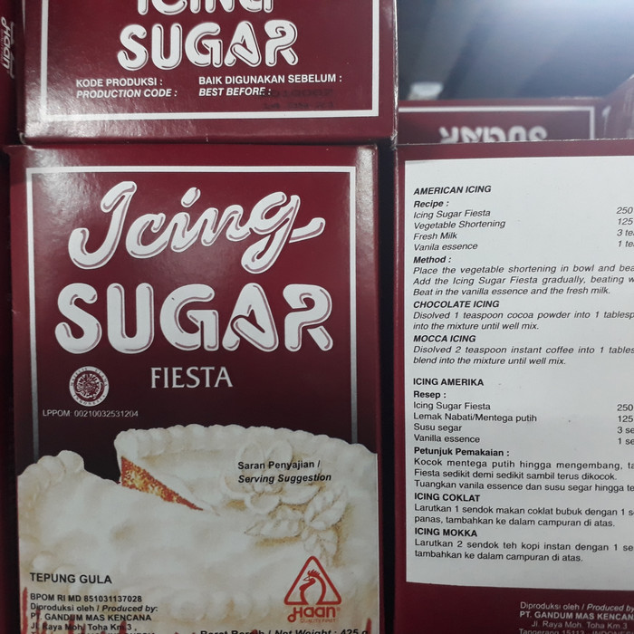 

haan icing sugar 425gr