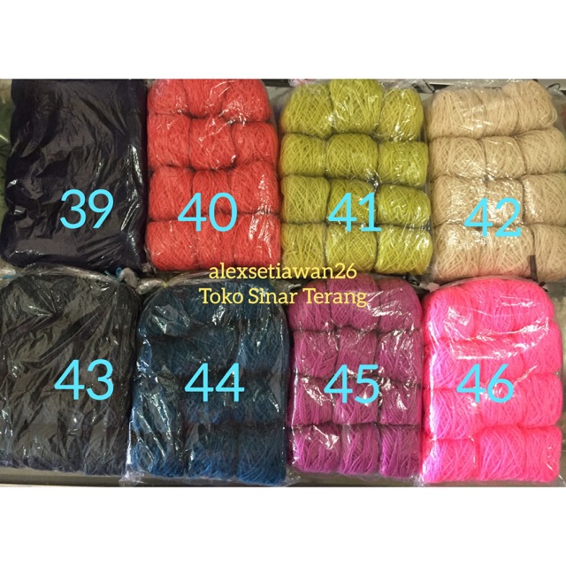  Benang  Wool Benang  Wol Benang  Siet  Siet  yarn Shopee 