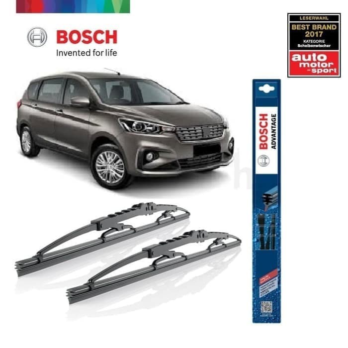 Wiper Blade Ertiga BOSCH Sepasang Advantage 14-21&quot; ORIGINAL