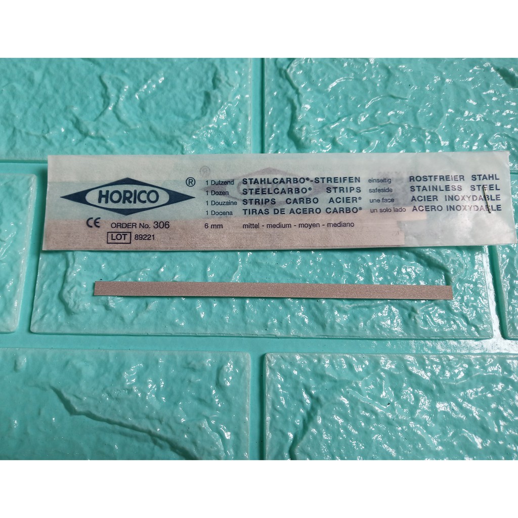 Kikir Gigi Dental Abrasive Strip Steelcarbo strip Horico