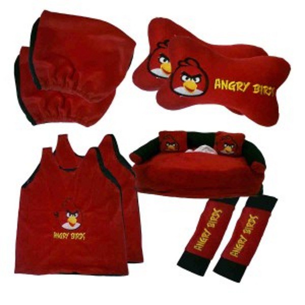 Bantal Mobil Exclusive 5 in 1 Burung Marah