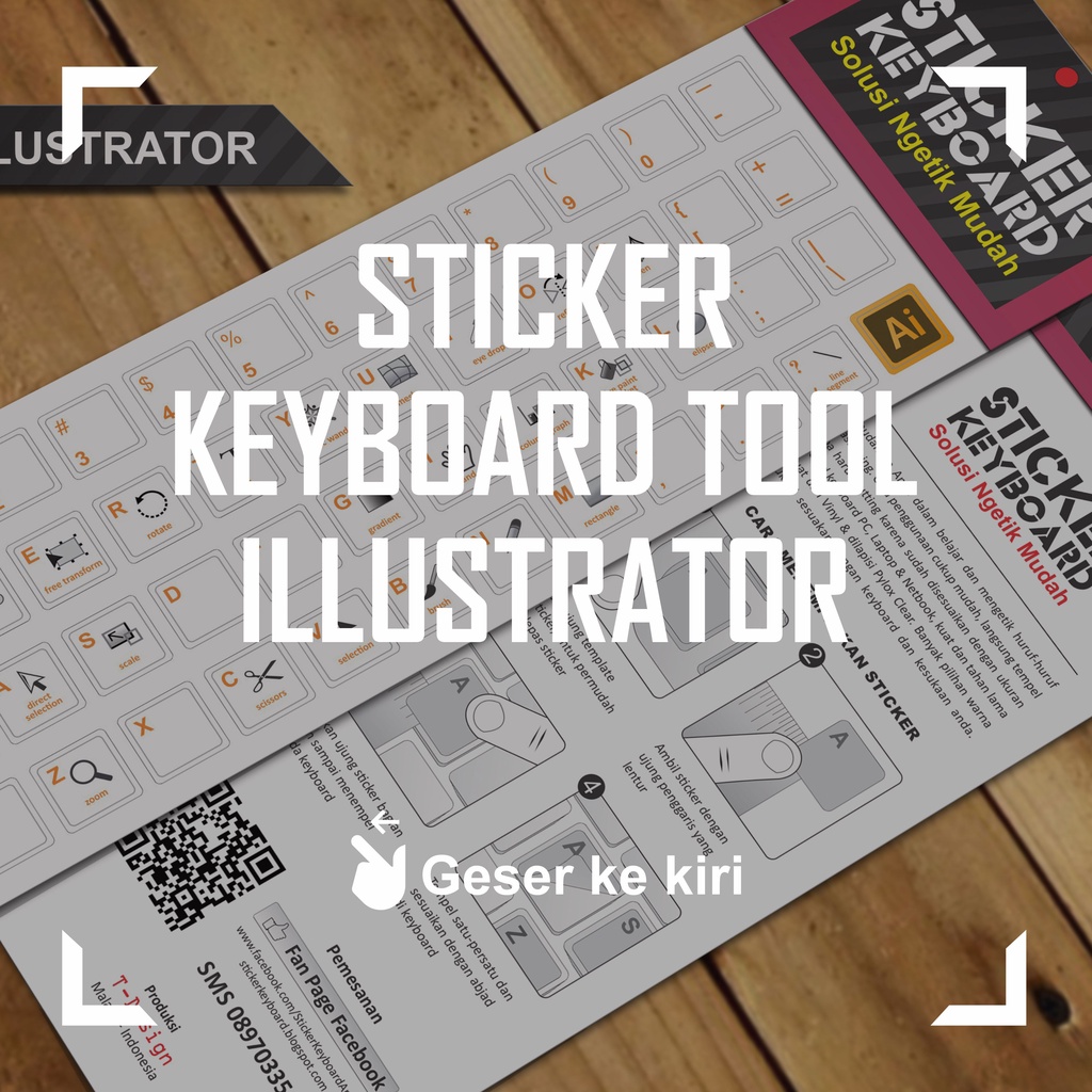 

STIKER KEYBOARD TOOL ILLUSTRATOR STICKER APLIKASI