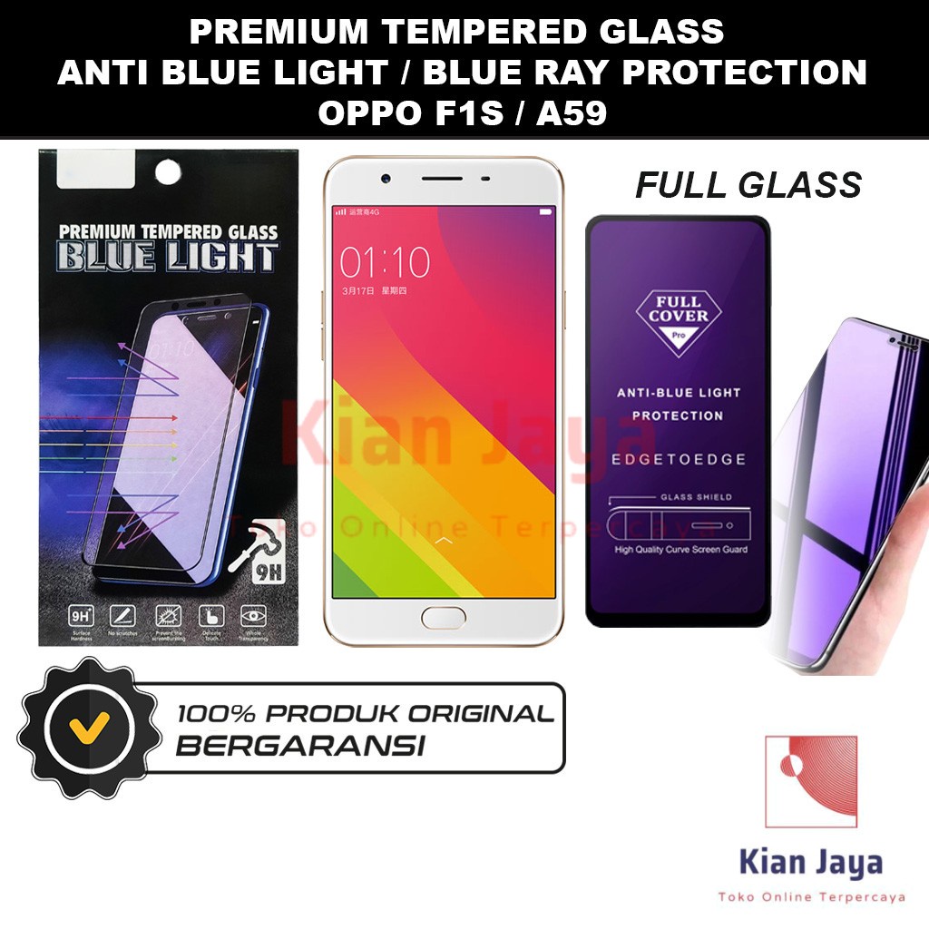 Tempered Glass Oppoo A59 F1S Anti Blue Light Hp Temper Anti Gores