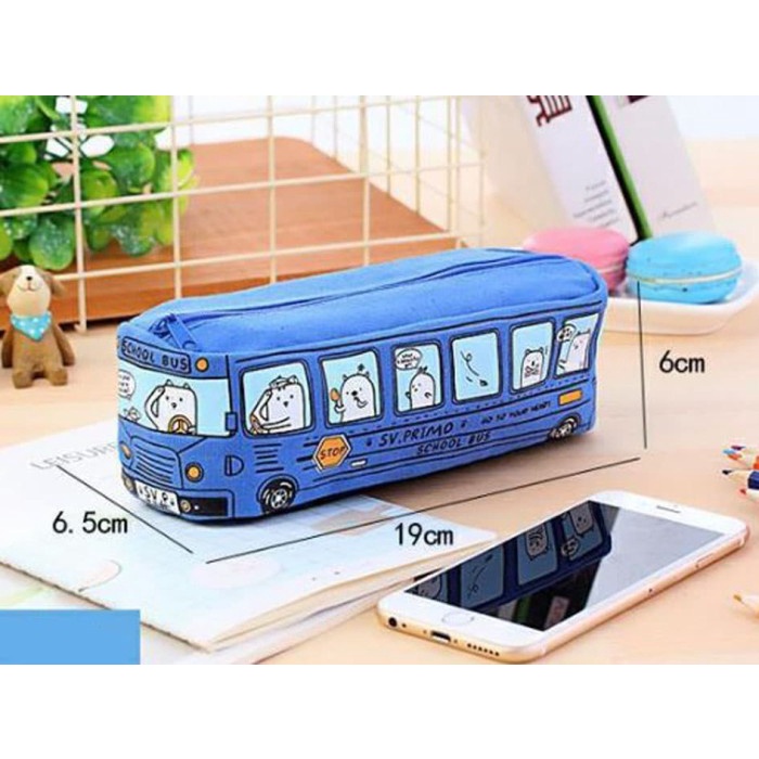 

Star Tempat Pensil Bus Sekolah School Bus Pencil Case Stp019 Terbatas